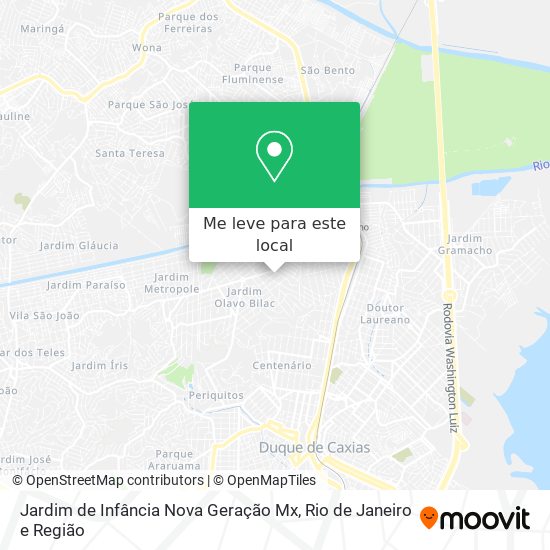 Jardim de Infância Nova Geração Mx mapa