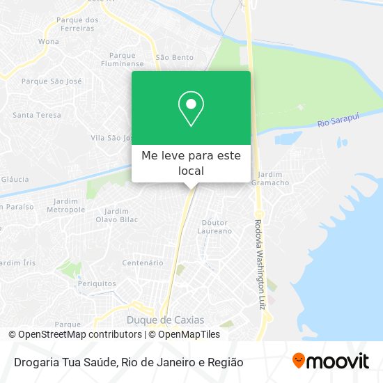 Drogaria Tua Saúde mapa