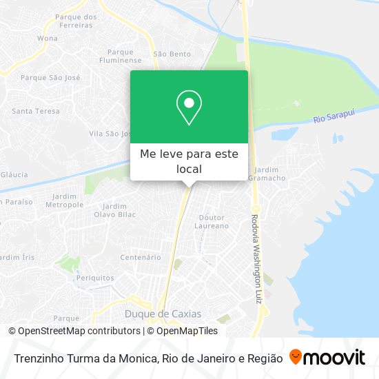 Trenzinho Turma da Monica mapa