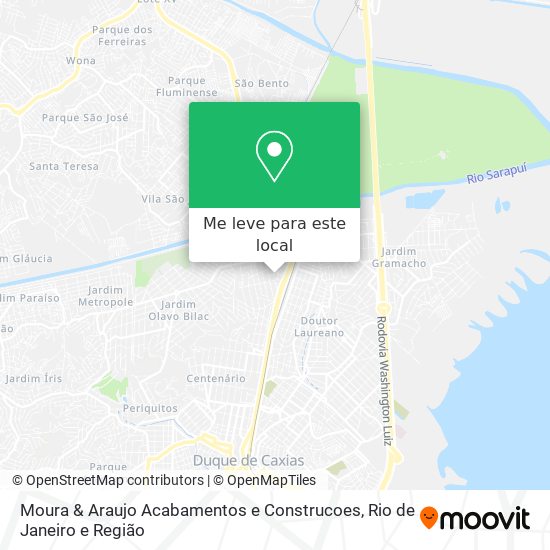 Moura & Araujo Acabamentos e Construcoes mapa