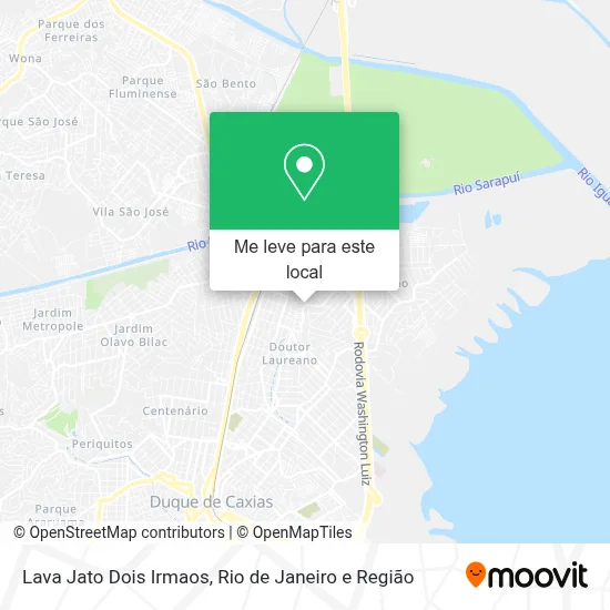 Lava Jato Dois Irmaos mapa