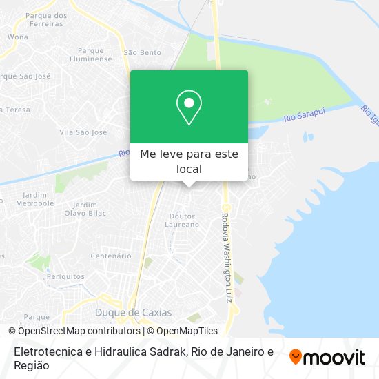 Eletrotecnica e Hidraulica Sadrak mapa