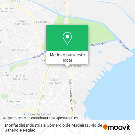 Monfardini Industria e Comercio de Madeiras mapa
