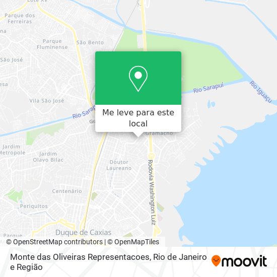Monte das Oliveiras Representacoes mapa
