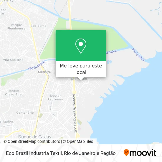 Eco Brazil Industria Textil mapa