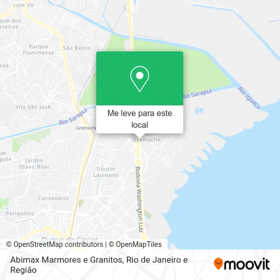 Abimax Marmores e Granitos mapa