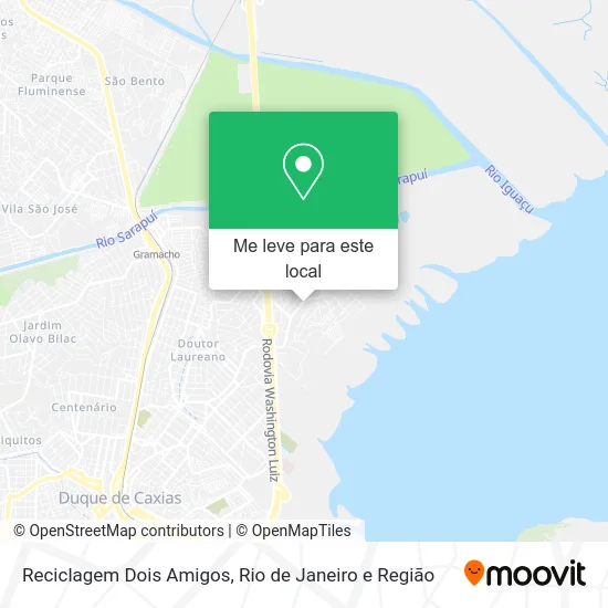 Reciclagem Dois Amigos mapa