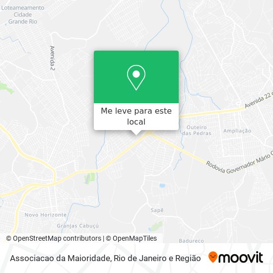 Associacao da Maioridade mapa