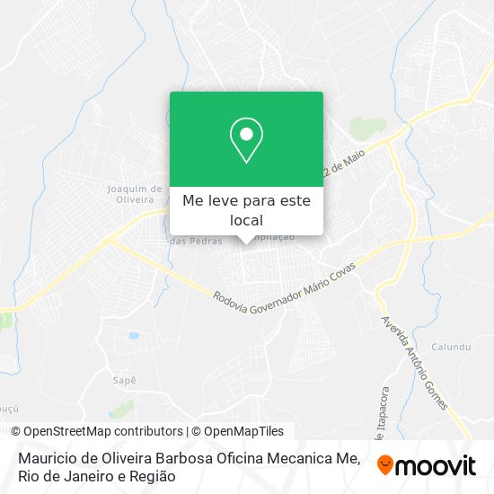 Mauricio de Oliveira Barbosa Oficina Mecanica Me mapa