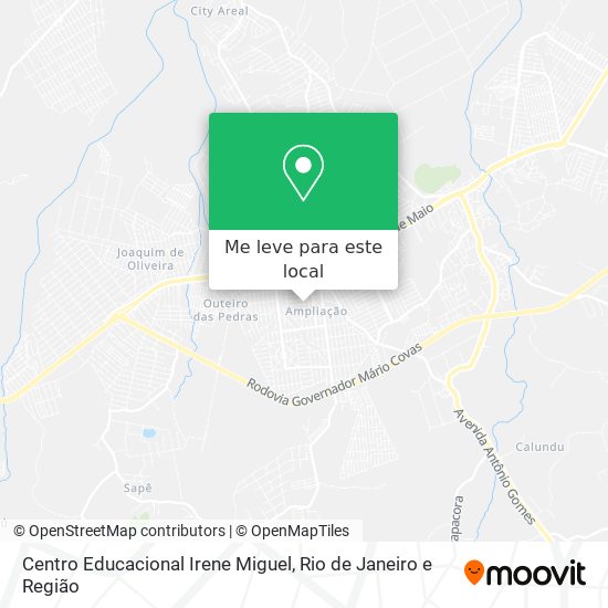 Centro Educacional Irene Miguel mapa