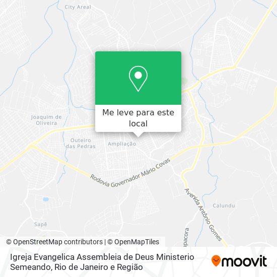 Igreja Evangelica Assembleia de Deus Ministerio Semeando mapa