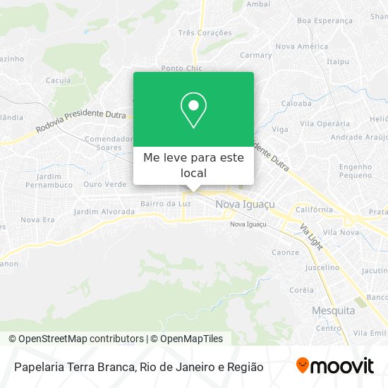 Papelaria Terra Branca mapa