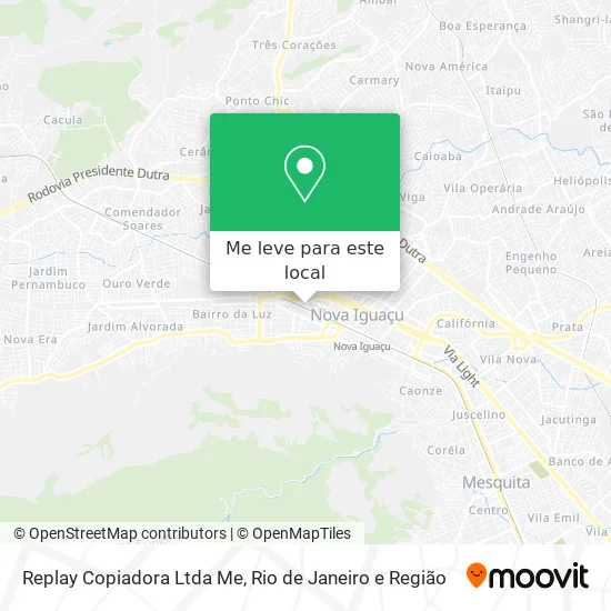 Replay Copiadora Ltda Me mapa
