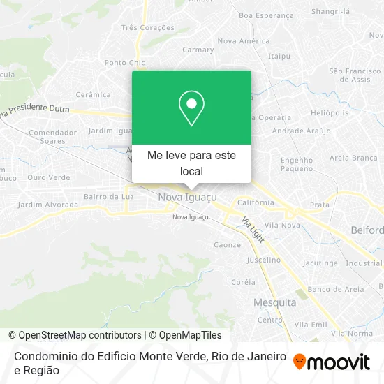 Condominio do Edificio Monte Verde mapa