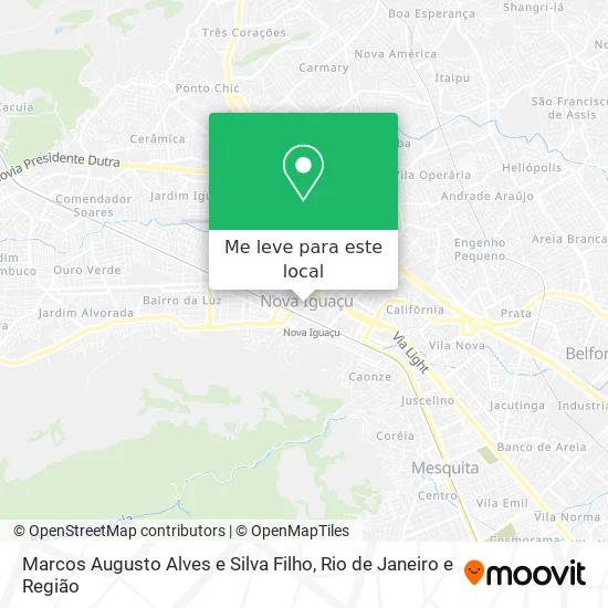 Marcos Augusto Alves e Silva Filho mapa