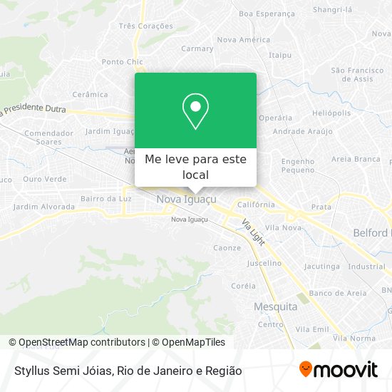 Styllus Semi Jóias mapa