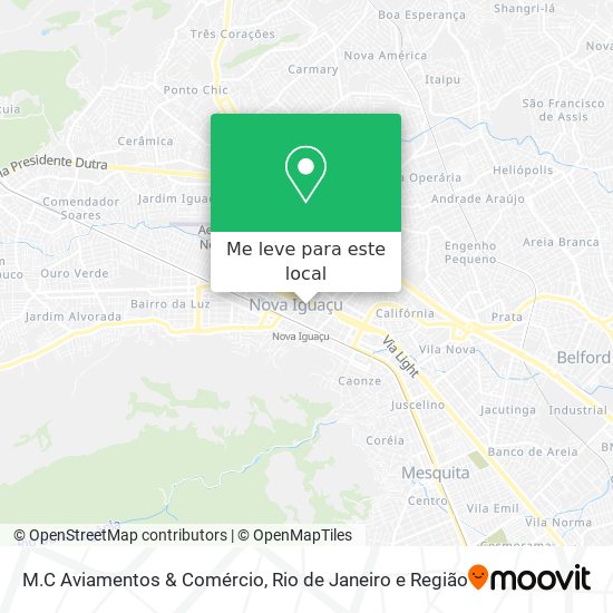 M.C Aviamentos & Comércio mapa