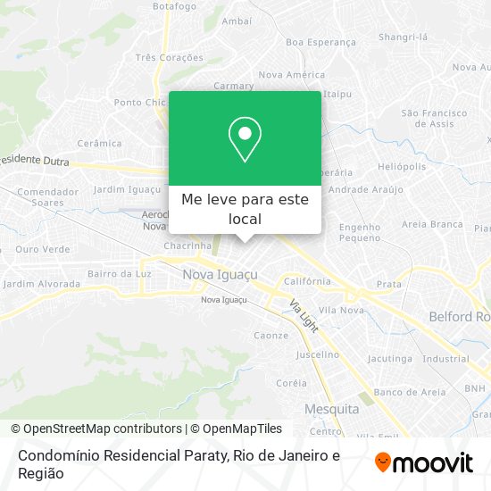Condomínio Residencial Paraty mapa