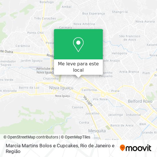 Marcia Martins Bolos e Cupcakes mapa