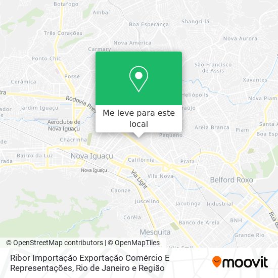 Ribor Importação Exportação Comércio E Representações mapa