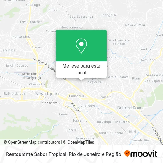 Restaurante Sabor Tropical mapa
