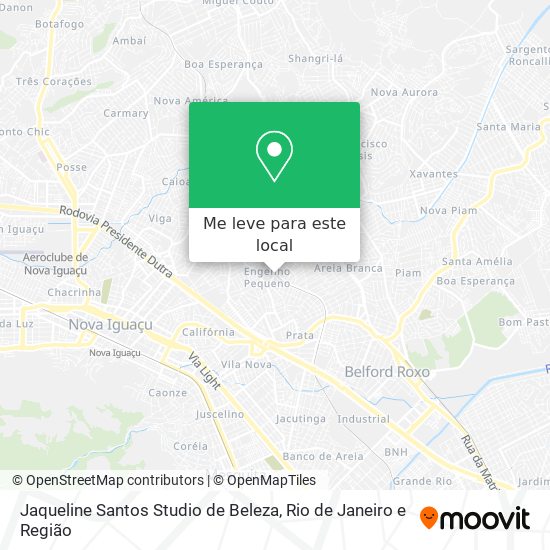 Jaqueline Santos Studio de Beleza mapa
