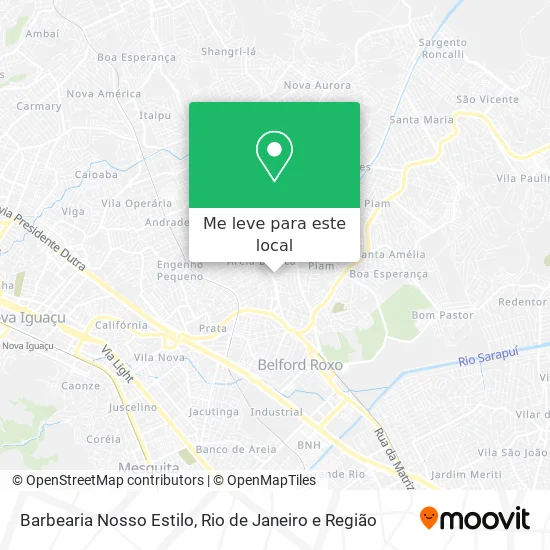 Barbearia Nosso Estilo mapa