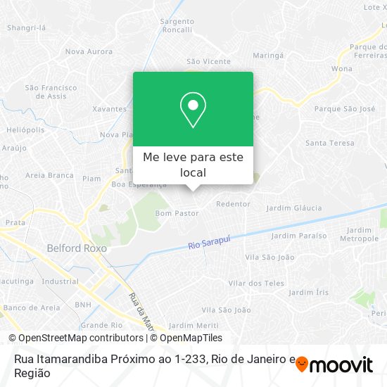 Rua Itamarandiba Próximo ao 1-233 mapa