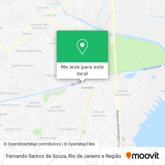 Fernando Santos de Souza mapa