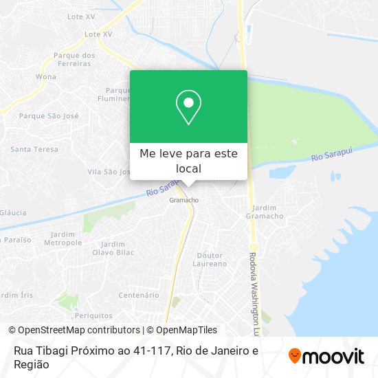 Rua Tibagi Próximo ao 41-117 mapa