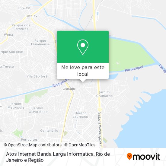 Atos Internet Banda Larga Informatica mapa