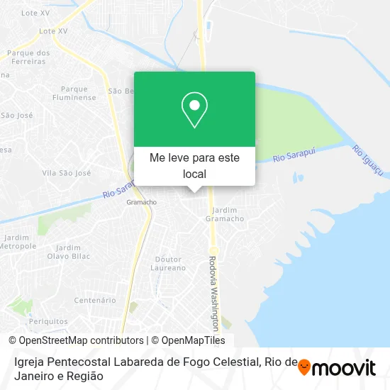 Igreja Pentecostal Labareda de Fogo Celestial mapa