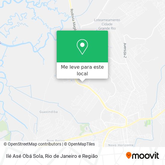 Ilé Asé Obá Sola mapa