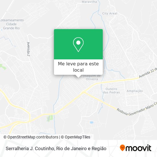 Serralheria J. Coutinho mapa