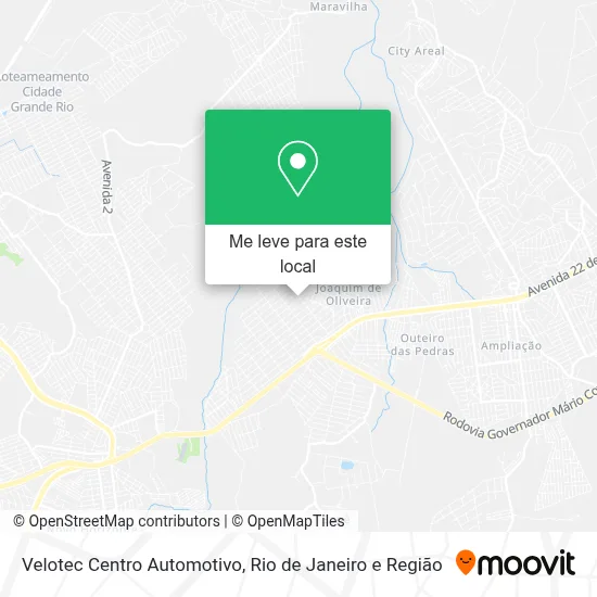 Velotec Centro Automotivo mapa