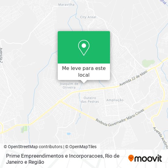 Prime Empreendimentos e Incorporacoes mapa