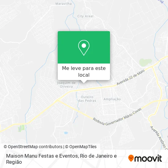 Maison Manu Festas e Eventos mapa