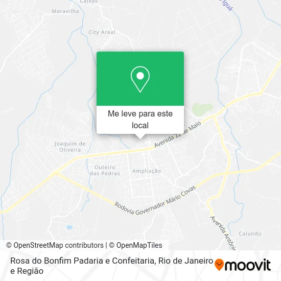 Rosa do Bonfim Padaria e Confeitaria mapa
