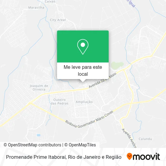 Promenade Prime Itaboraí mapa