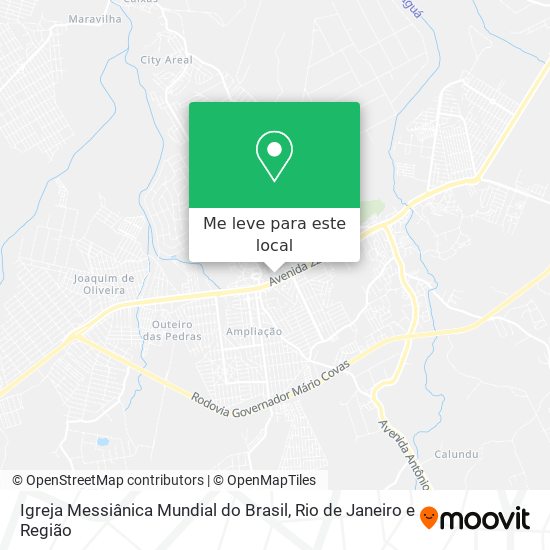 Igreja Messiânica Mundial do Brasil mapa