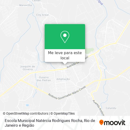 Escola Municipal Natércia Rodrigues Rocha mapa