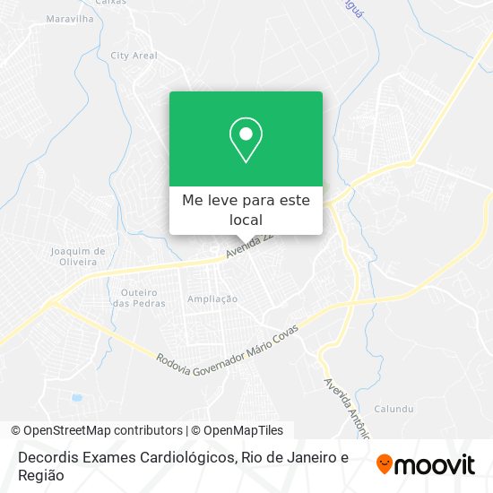 Decordis Exames Cardiológicos mapa