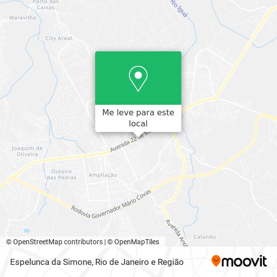 Espelunca da Simone mapa