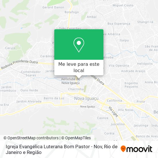 Igreja Evangélica Luterana Bom Pastor - Nov mapa