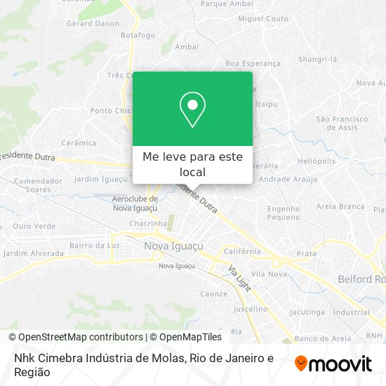 Nhk Cimebra Indústria de Molas mapa