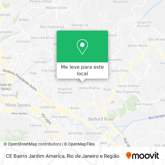 CE Bairro Jardim America mapa