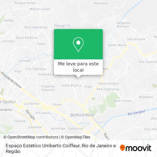 Espaço Estético Umberto Coiffeur mapa
