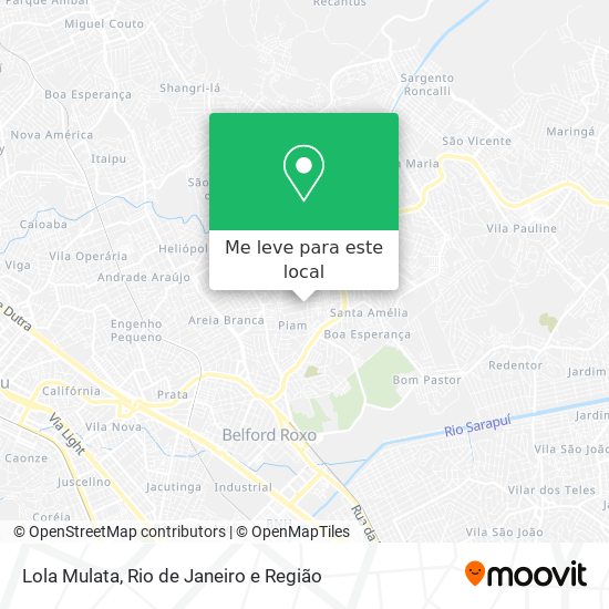 Lola Mulata mapa