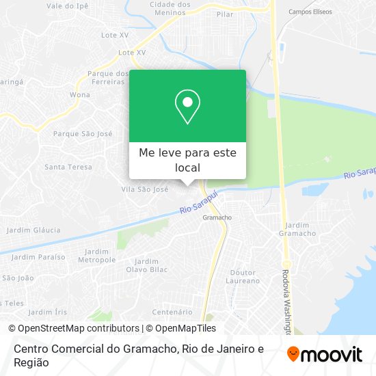 Centro Comercial do Gramacho mapa