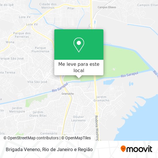 Brigada Veneno mapa
